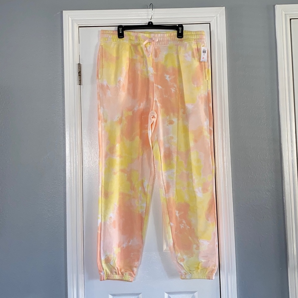Old Navy tie dye chinch joggers size XL tall